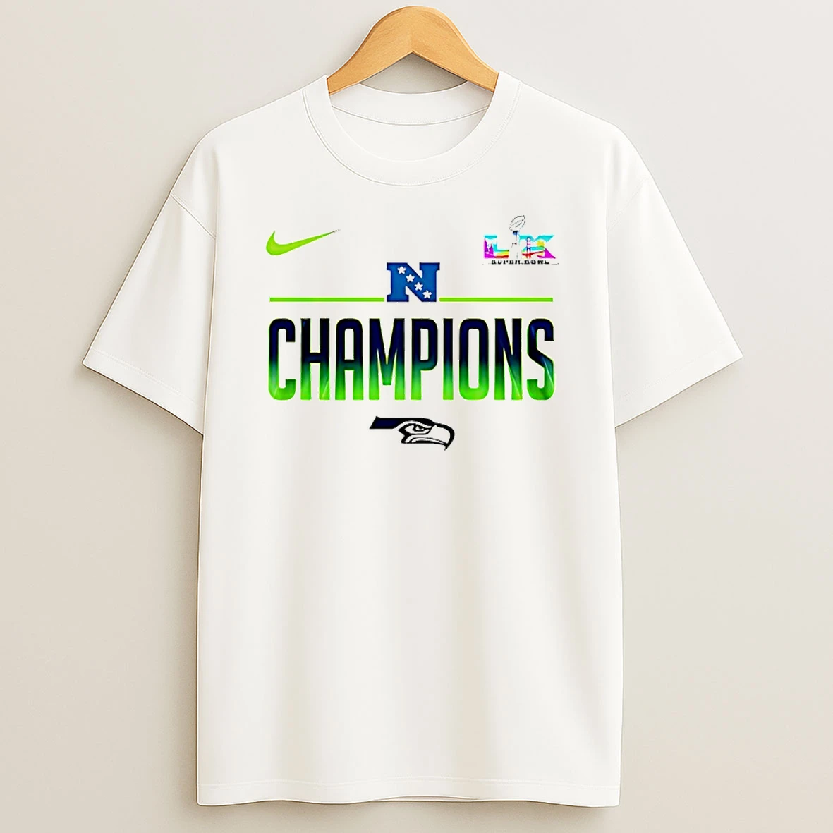 Seattle Seahawks Super Bowl Lix 2026 Nfl Champion T Shirt