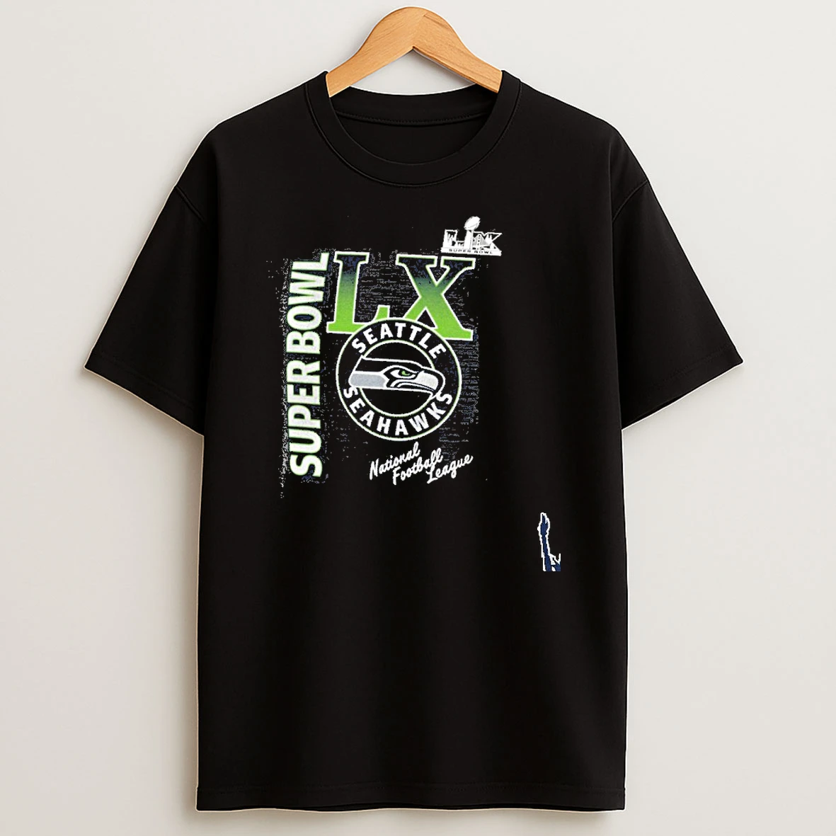 Seattle Seahawks Super Bowl Lx Retro T Shirt