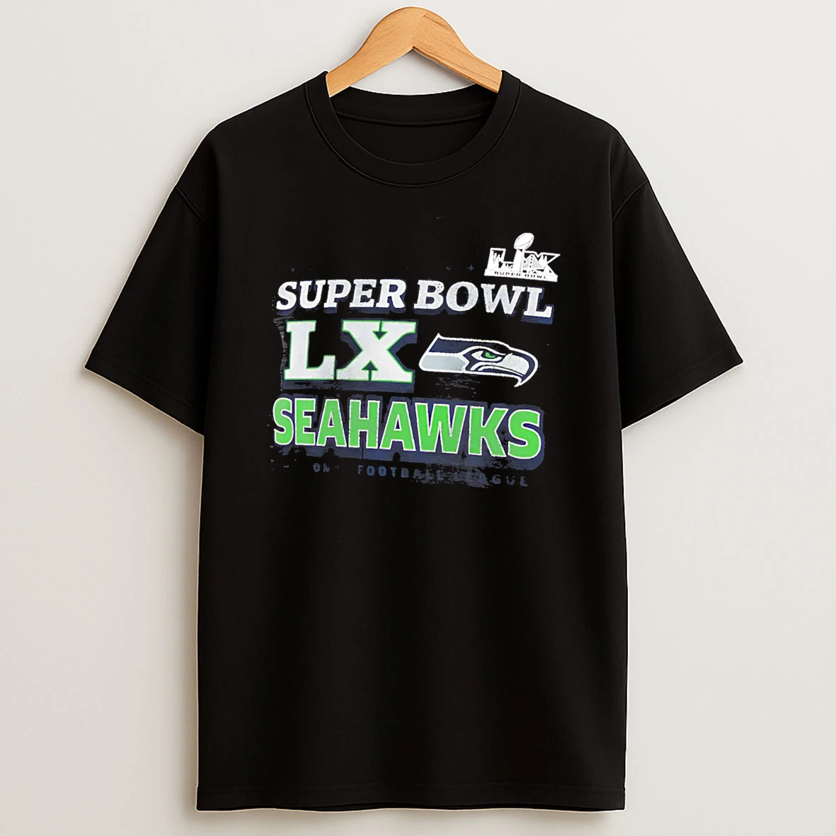 Seattle Seahawks Super Bowl Lx Vintage T Shirt