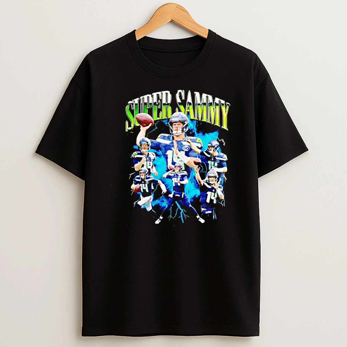 Seattle Seahawks Super Sammy Retro T Shirt