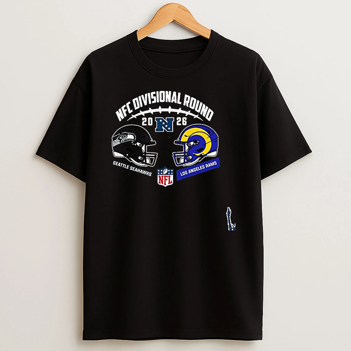 Seattle Seahawks Vs Los Angeles Rams 2025 26 Nfc Divisional Round Matchup T Shirt