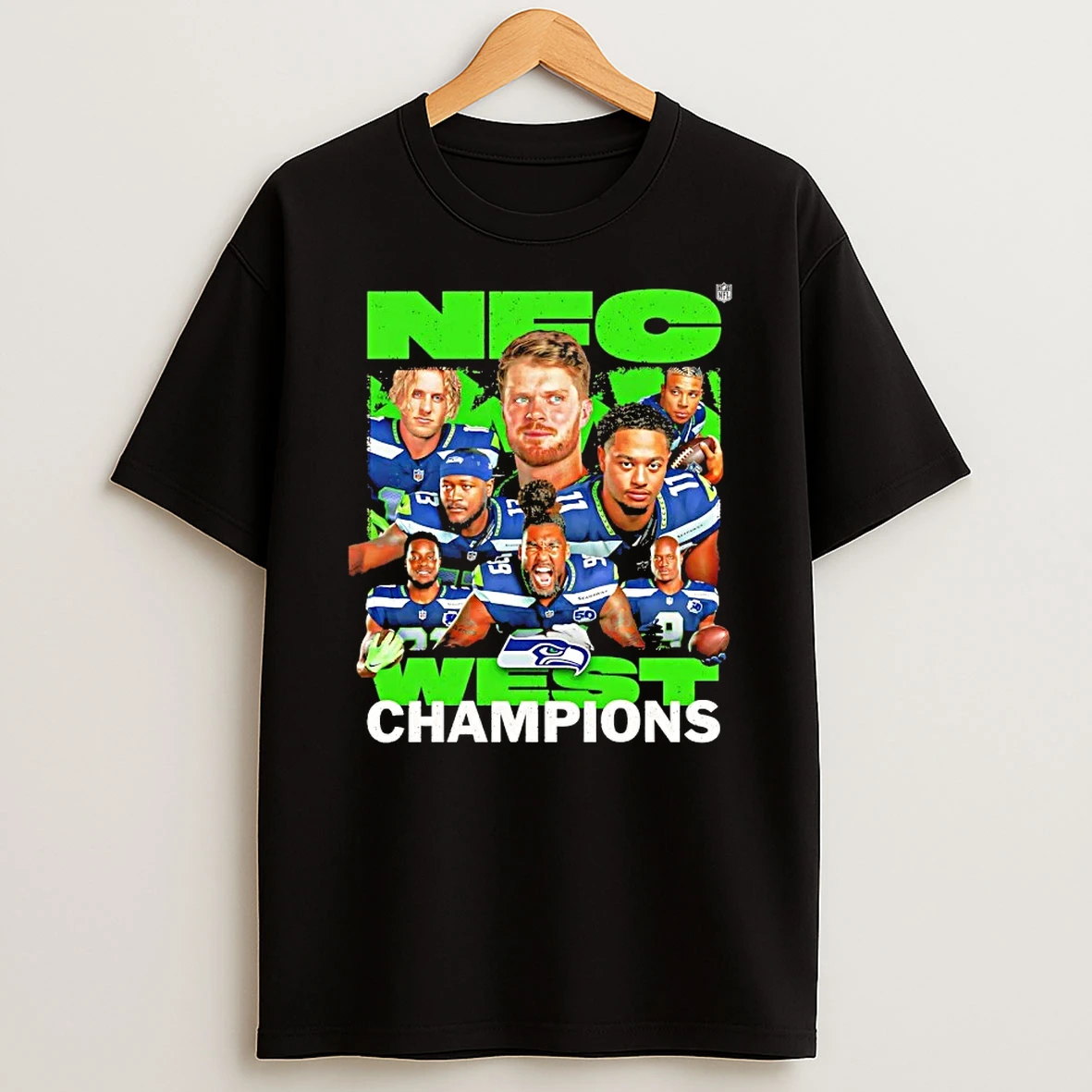 Seattle Seahawks Core Team 2026 Nfc West Champions T Shirt