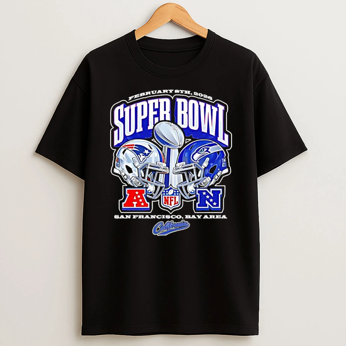 Seattle Seahawks Vs New England Patriots Super Bowl Champions T Shirt