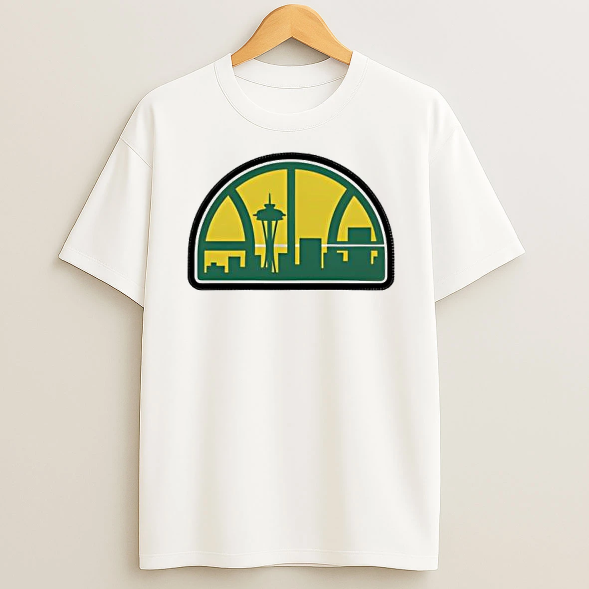Seattle Supersonics Hardwood Logo T Shirt