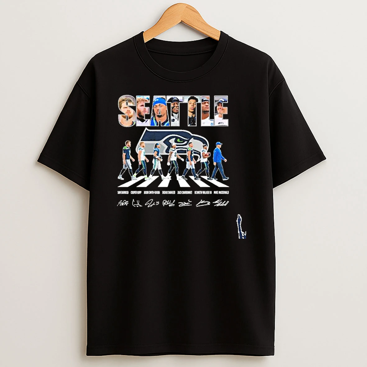 Seattle Team Player Abbey Road Signature T Shirt