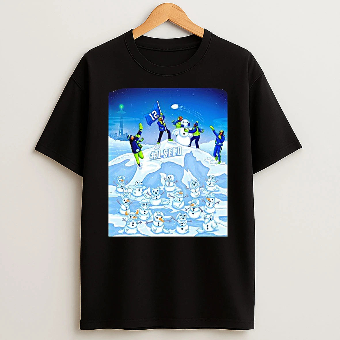 Seattle On Top 1 Seed Seatlte Mariners T Shirt