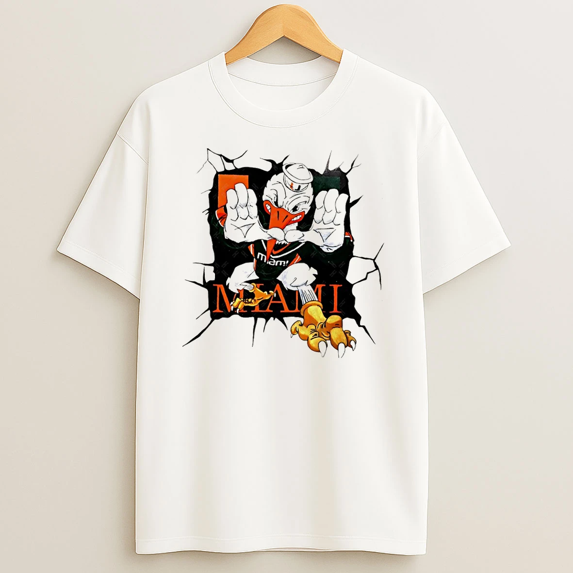 Sebastian The Ibis Miami Hurricanes Football Its All About The U T Shirt