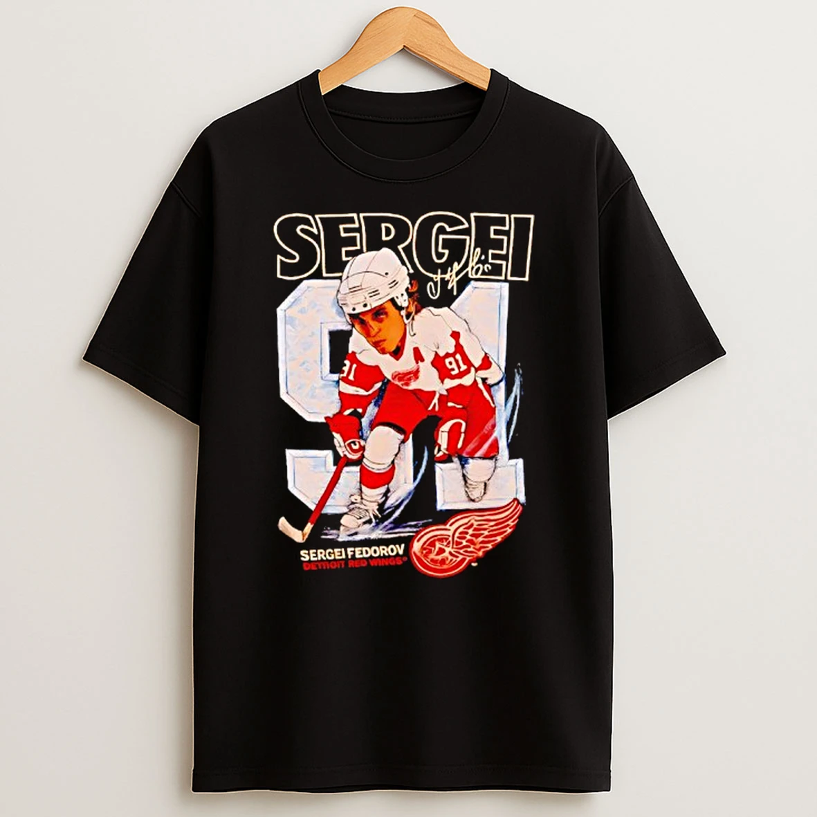 Sergei Fedorov Detroit Red Wings T Shirt