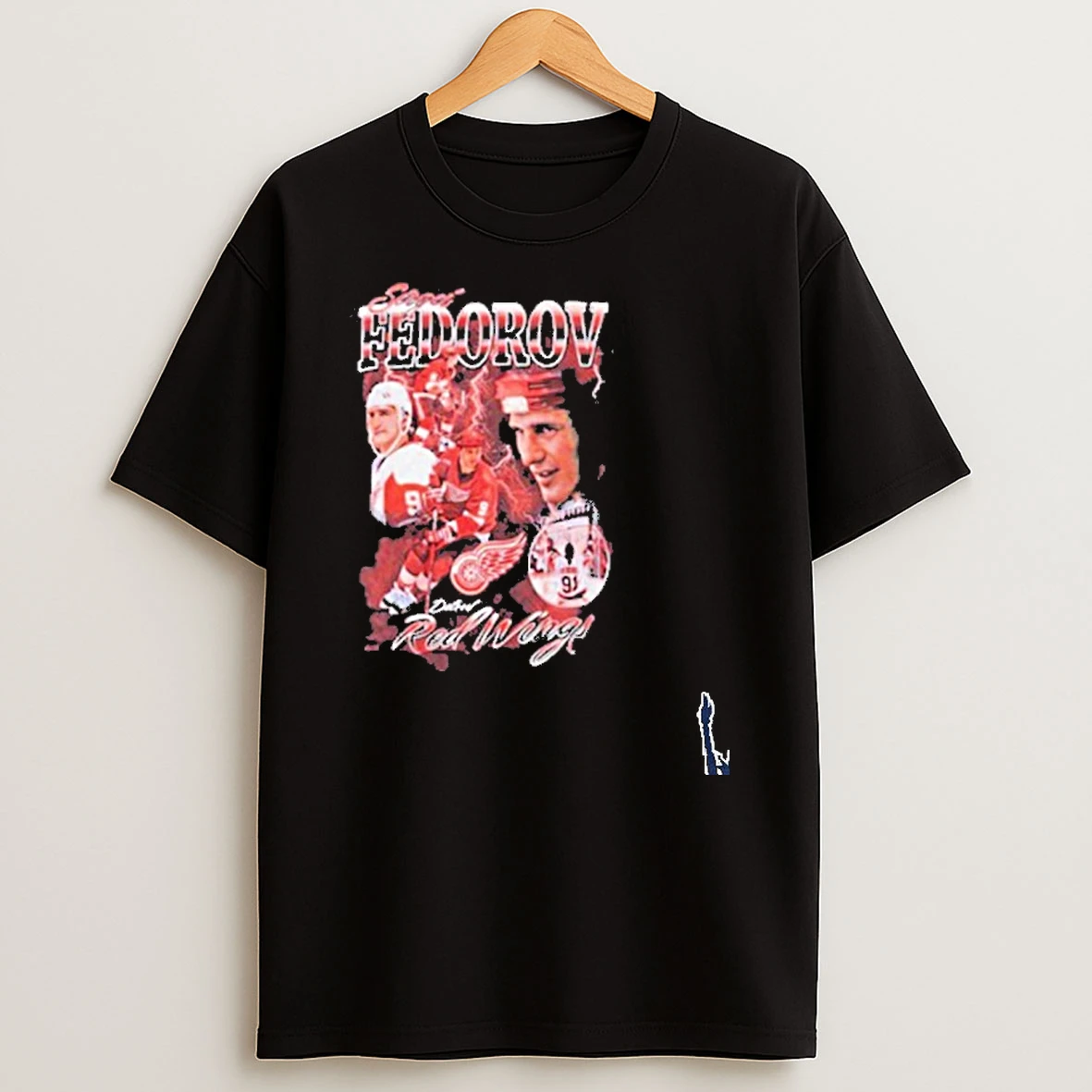 Sergei Fedorov Detroit Red Wings Vintage T Shirt