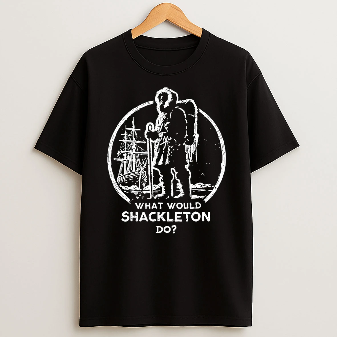 Shackleton Do Leadership Energy Managers Retro Vintage T Shirt