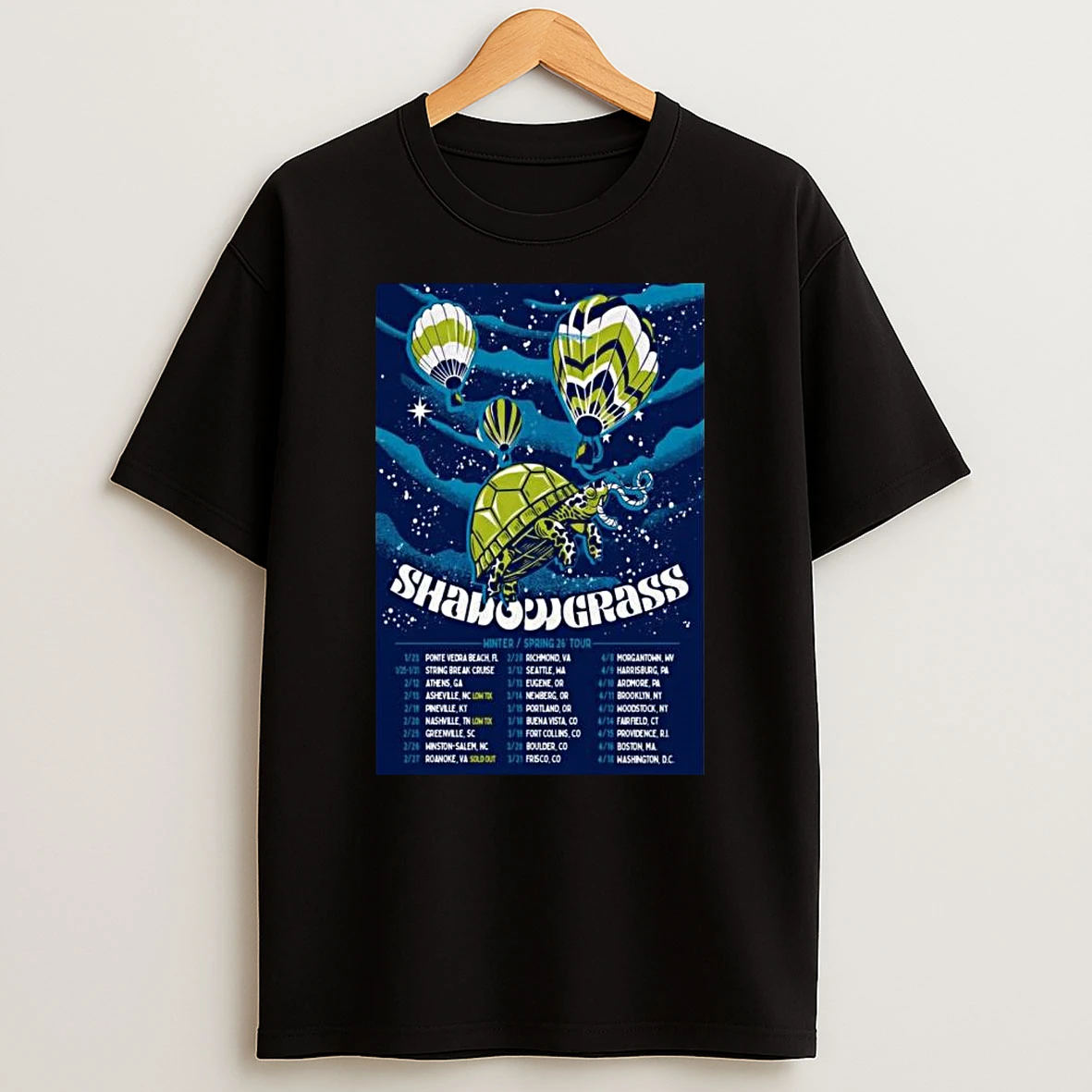 Shadow Grass Winter Spring 2026 Tour T Shirt