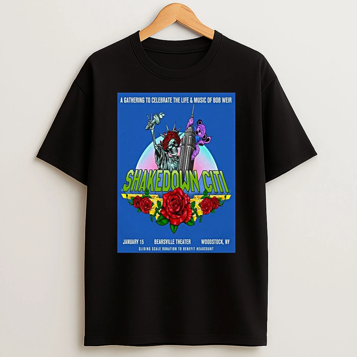 Shakedown Citi Jan 15 2026 Bearsville Theater T Shirt