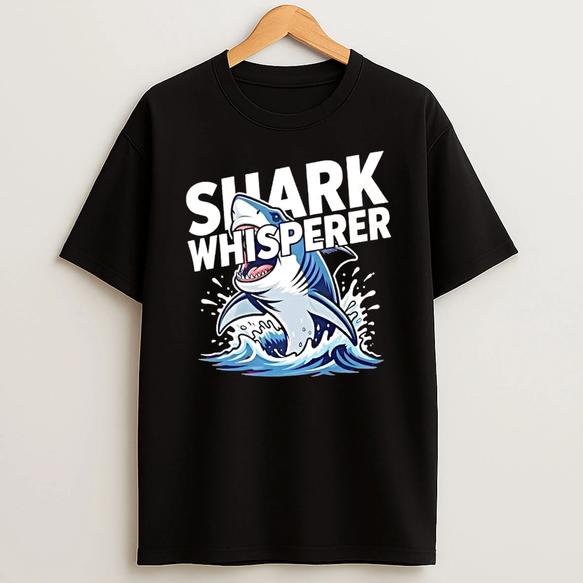 Shark Whisperer Great White Graphic T Shirt