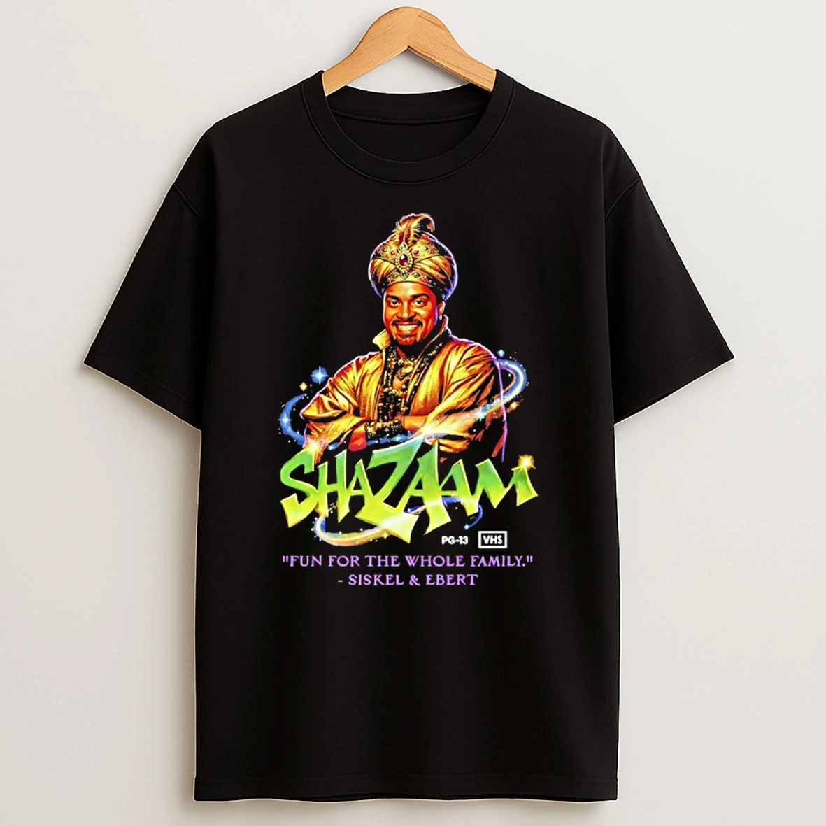 Shazam Pg 13 Vhs Fun For The Whole Family Siskel And Ebert T Shirt