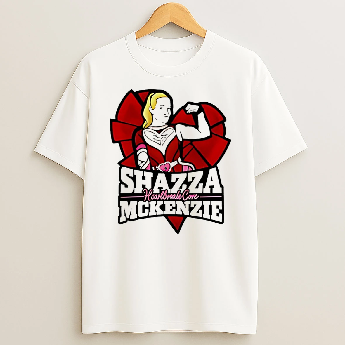 Shazza Mckenzie Heartbreak Core Graphic T Shirt