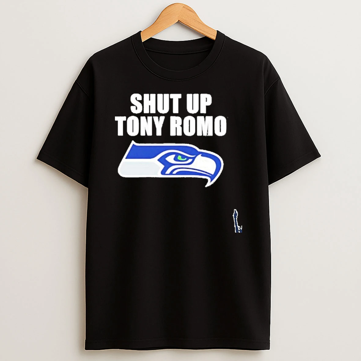 Shut Up Tony Romo Seattle Seahawks Logo T Shirt