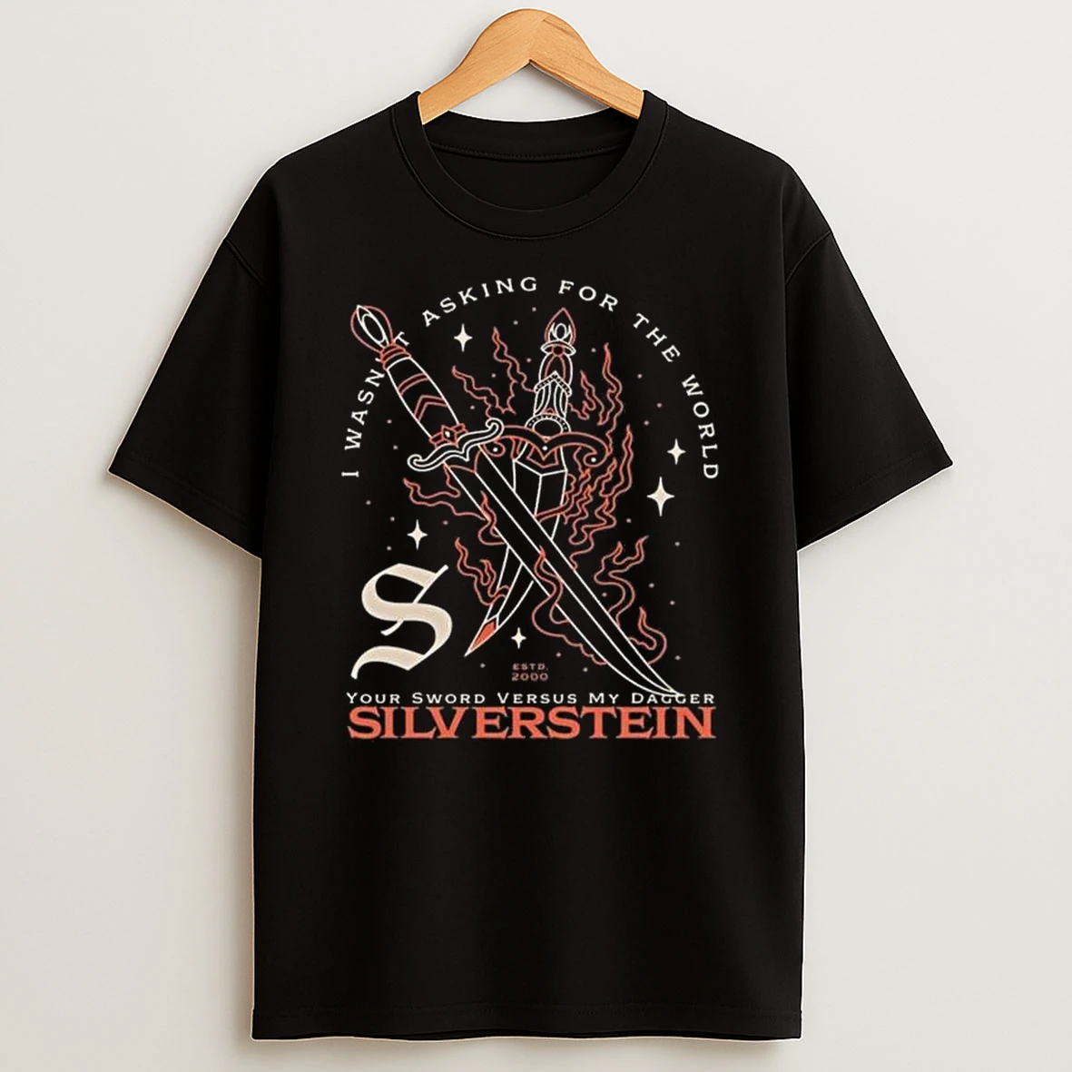 Silverstein Dagger I Wasnt Asking For The World T Shirt