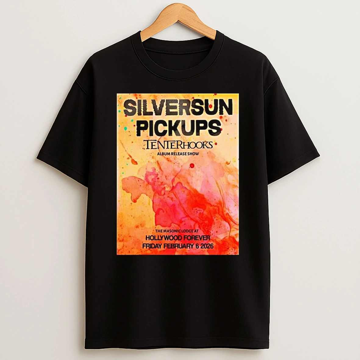 Silversun Pickups Hollywood Forever February 6 2026 Concert T Shirt