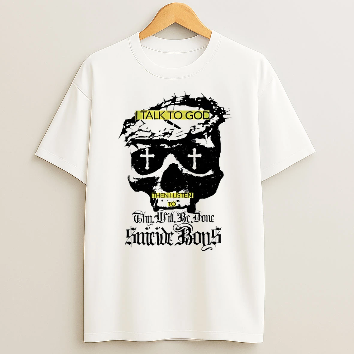 Skull I Talk To God Then I Listen To Why Will Be Done Suicideboys T Shirt