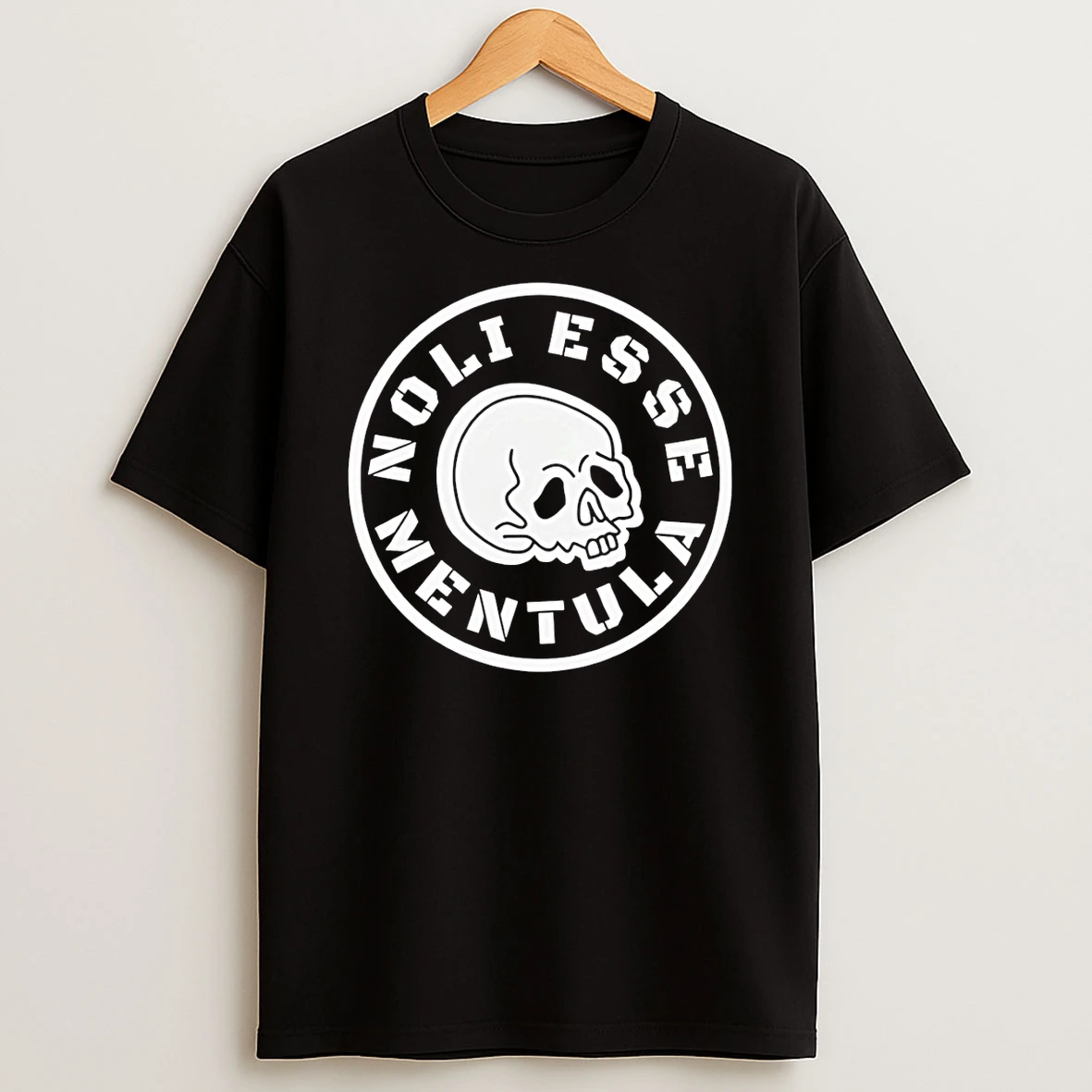 Skull Noli Esse Mentula T Shirt
