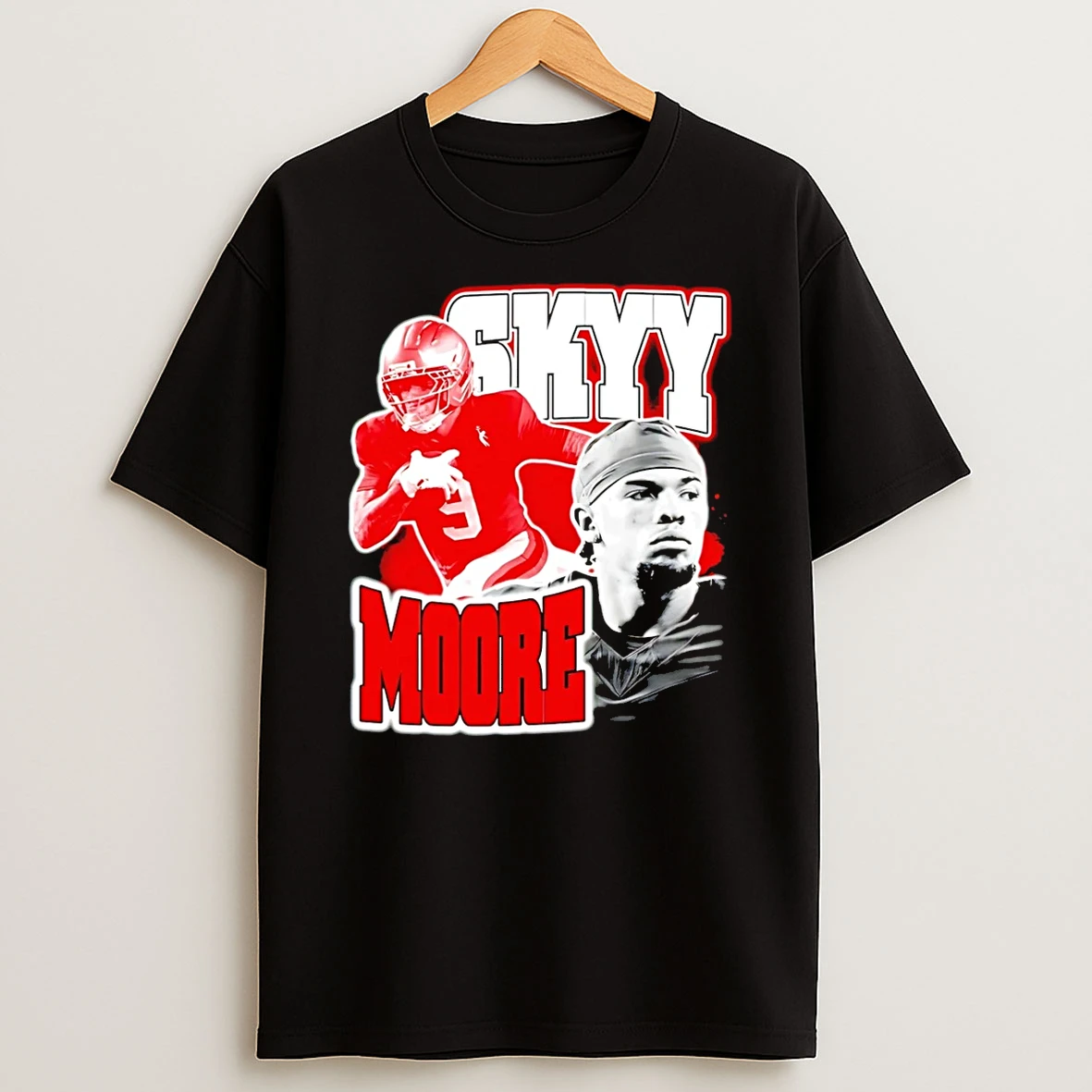 Skyy Moore San Francisco 49ers Player Collage T Shirt