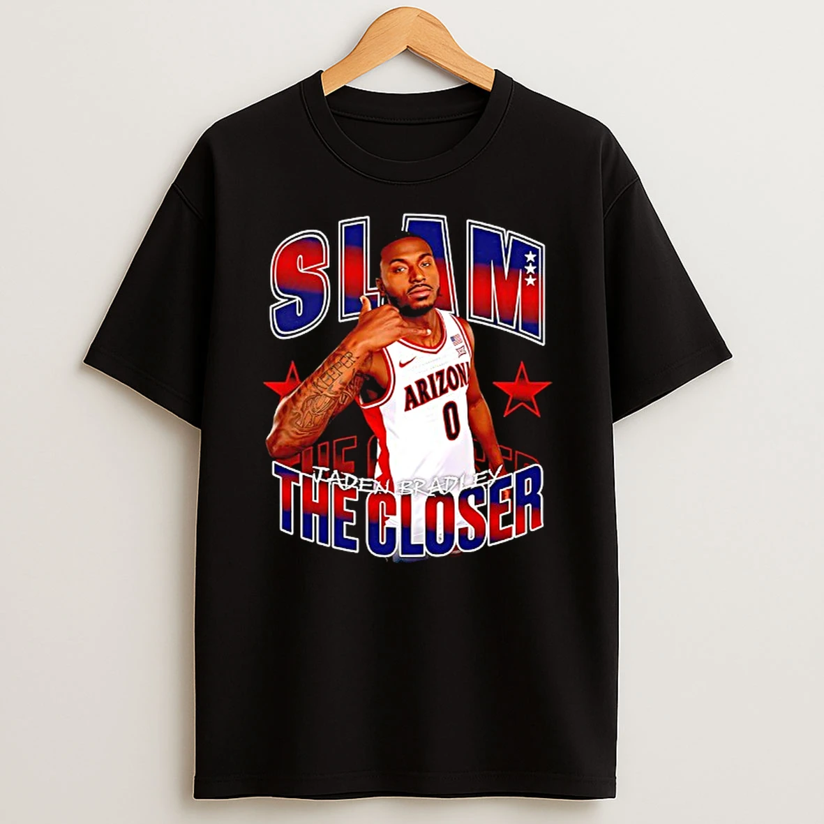 Slam Jaden Bradley The Closer Arizona Basketball T Shirt