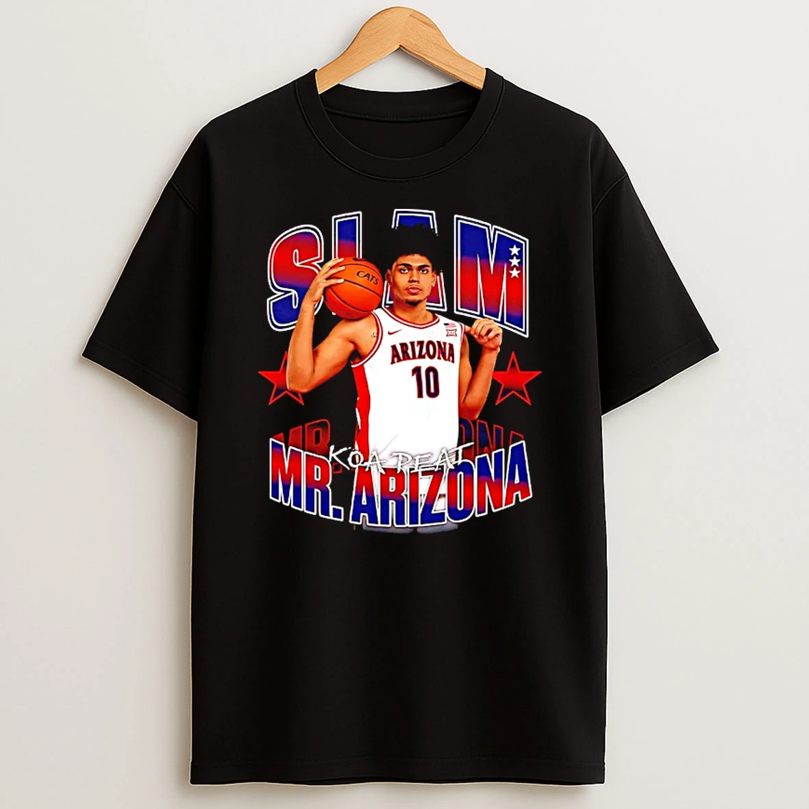 Slam Mr Arizona Koa Peat Arizona Basketball T Shirt