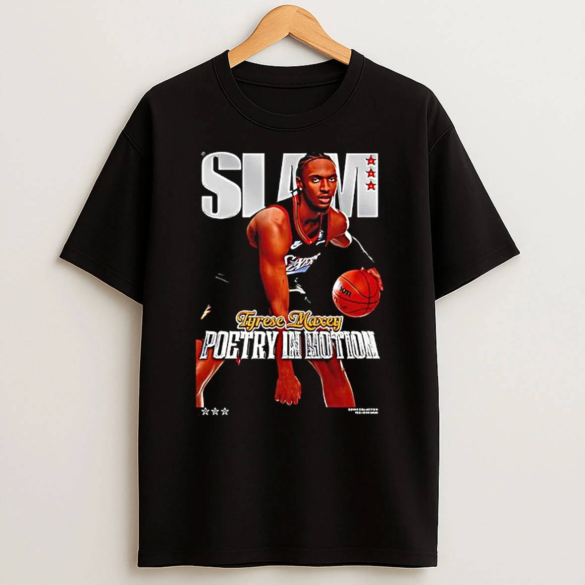 Slam Tyrese Maxey Poetry In Motion T Shirt