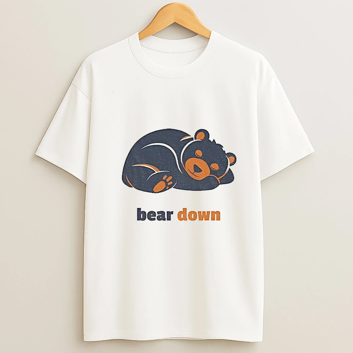 Sleeping Bear Bear Down Chicago Bears Nfl Football 2026 T Shirt