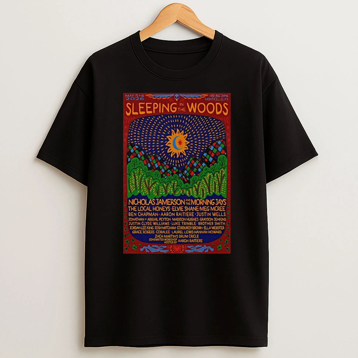 Sleeping In The Woods Festival Monticello Ky May 15 16 2026 T Shirt