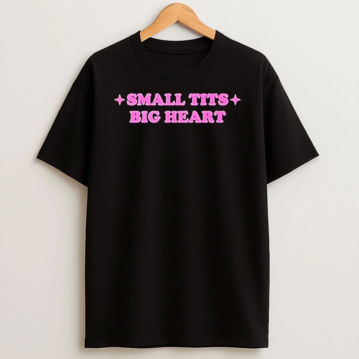 Small Tits Big Heart Graphic T Shirt
