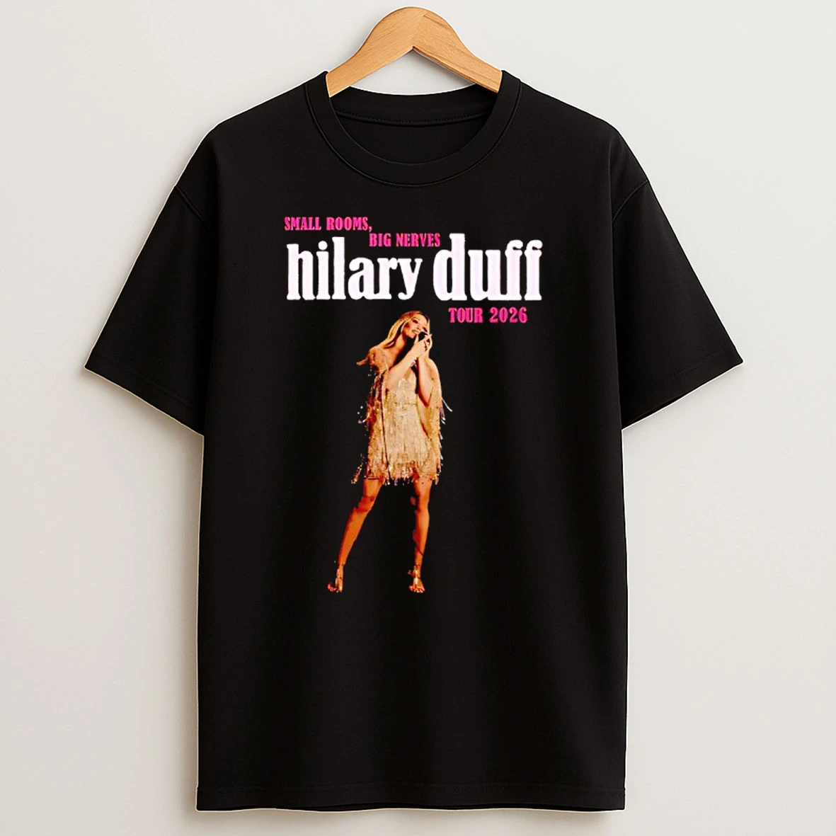 Small Rooms Big Nerves Hilary Duff Tour 2026 T Shirt