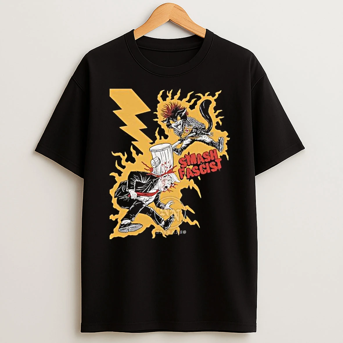 Smash Fascist Trump Graphic T Shirt