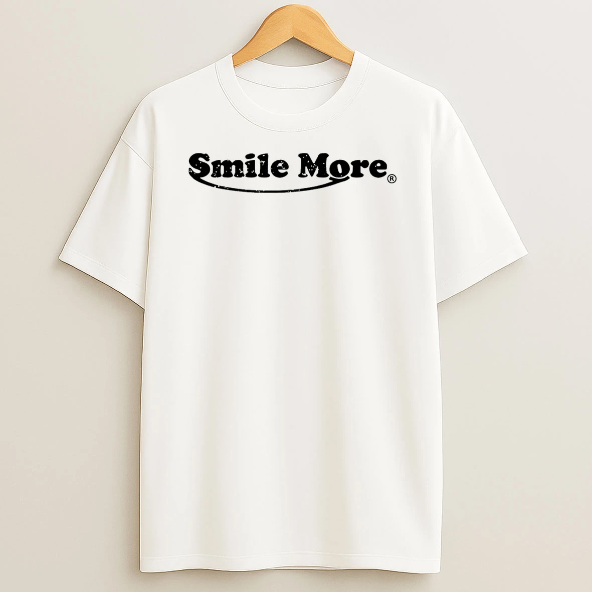 Smile More Logo T Shirt