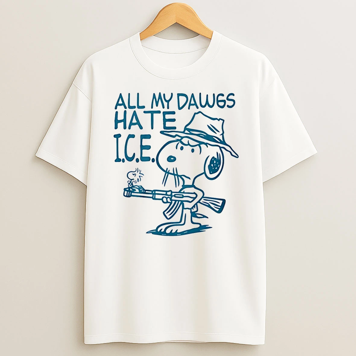 Snoopy All My Dawgs Hate Ice T Shirt