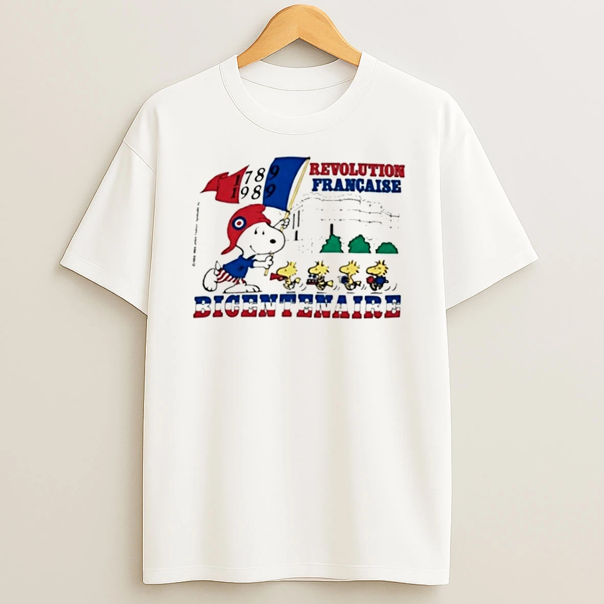 Snoopy French Revolution Bicentenaire 1789 1989 2026 T Shirt