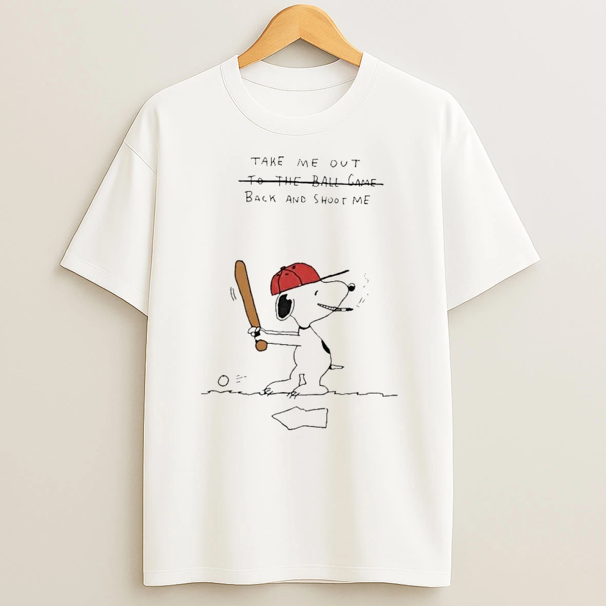 Snoopy Take Me Out Back And Shoot Me T Shirt