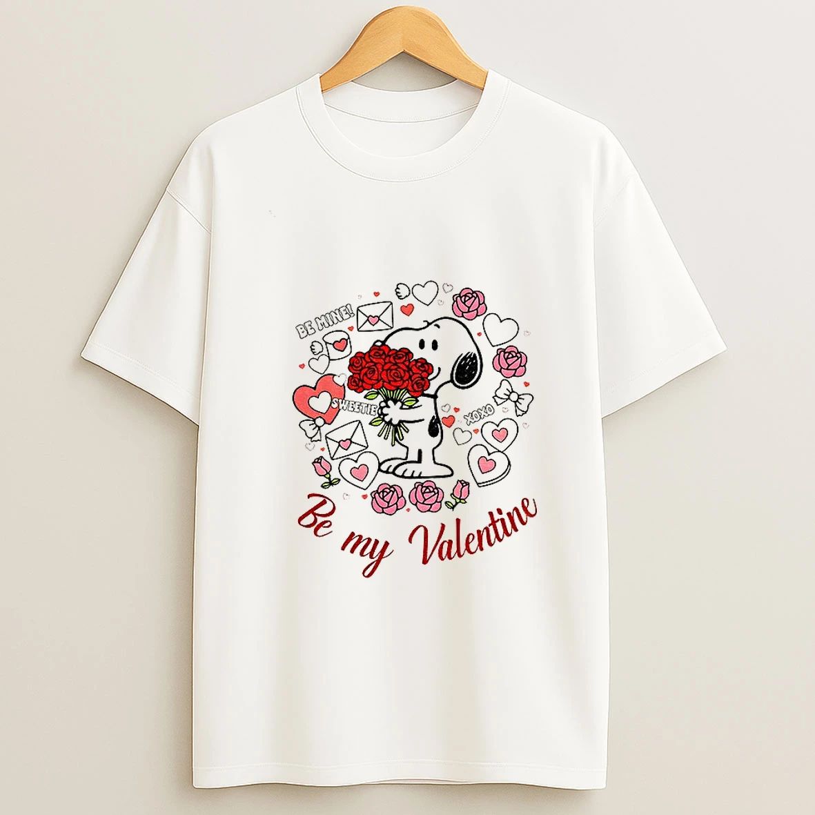 Snoopy Be Mine Sweetie Xoxo Be My Valentine Day T Shirt