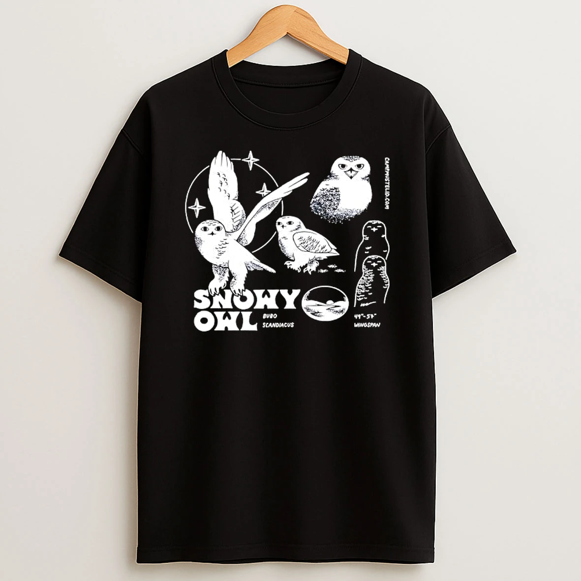 Snowy Owl Graphic T Shirt