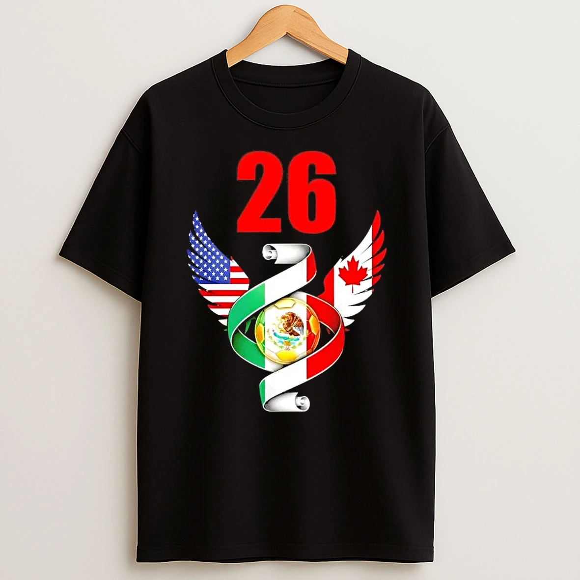 Soccer Cup 26 North American Soccer Tournament 2026 Flags T Shirt