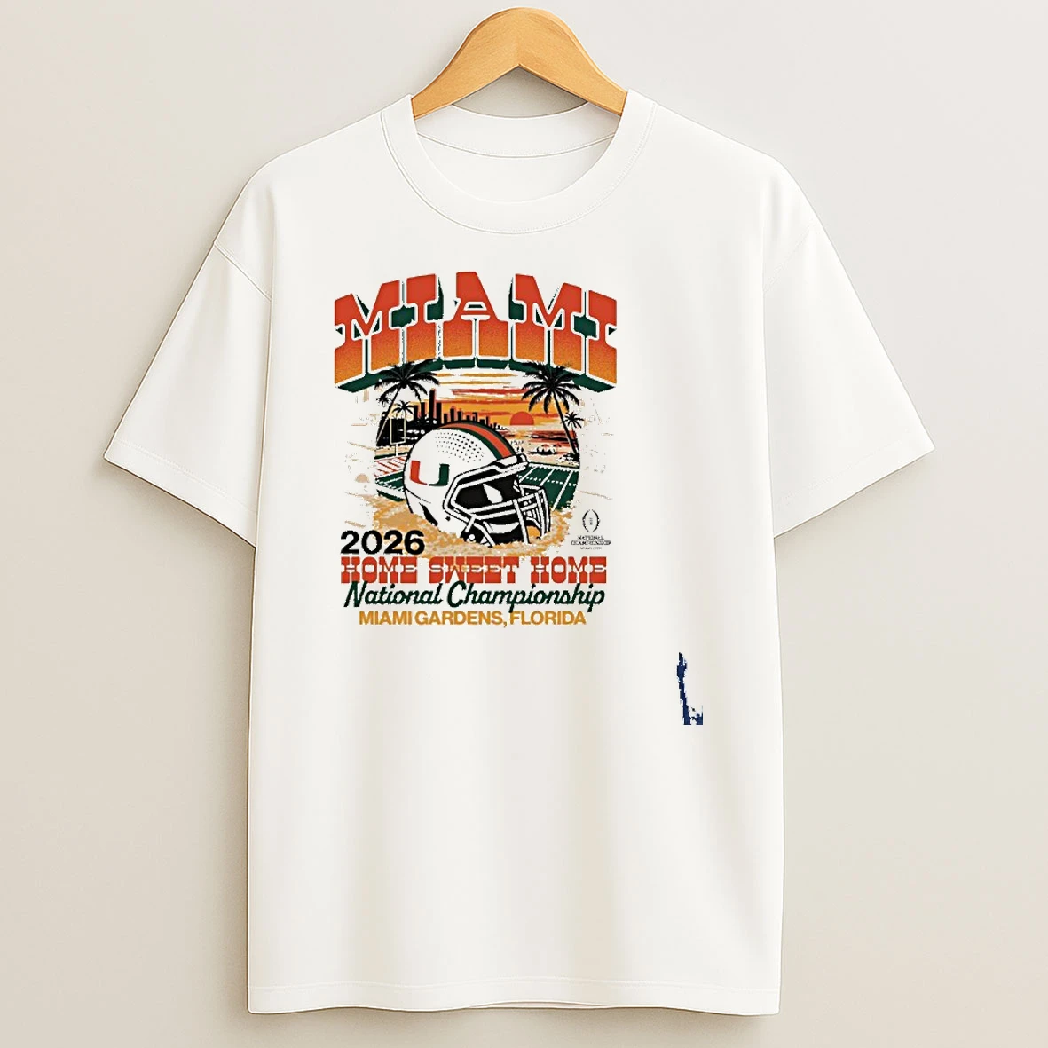 Something Inked Miami Hurricanes Home Sweet Home Cfp National Championship T Shirt