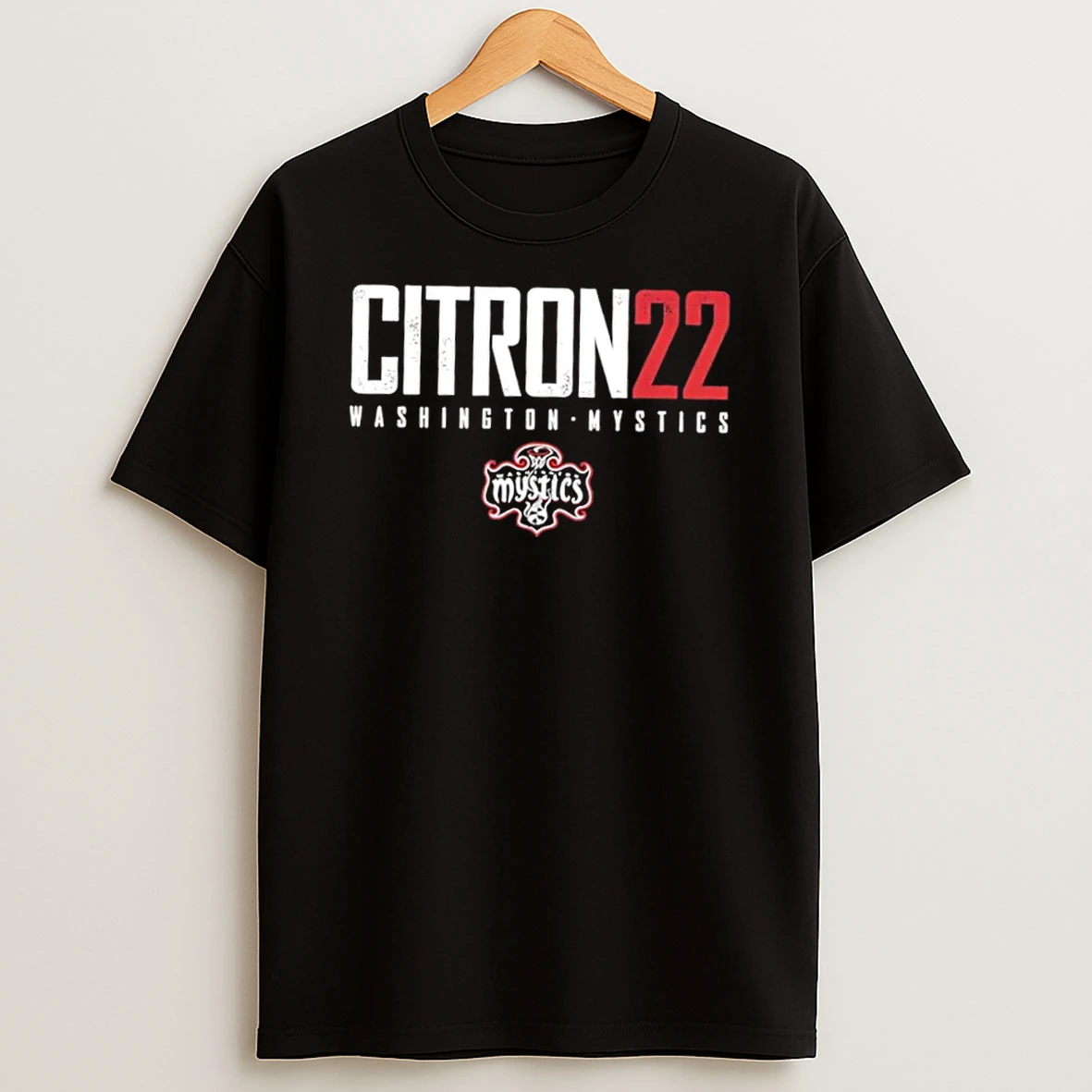 Sonia Citron 22 Washington Mystics Elite Number And Name T Shirt