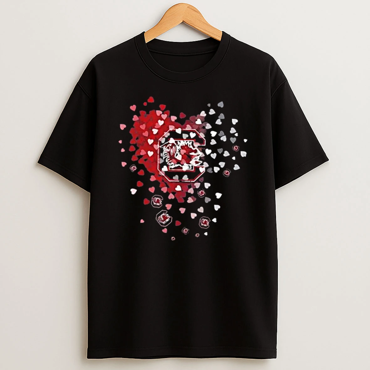 South Carolina Gamecocks Football Fans Hearts And Soul T Shirt