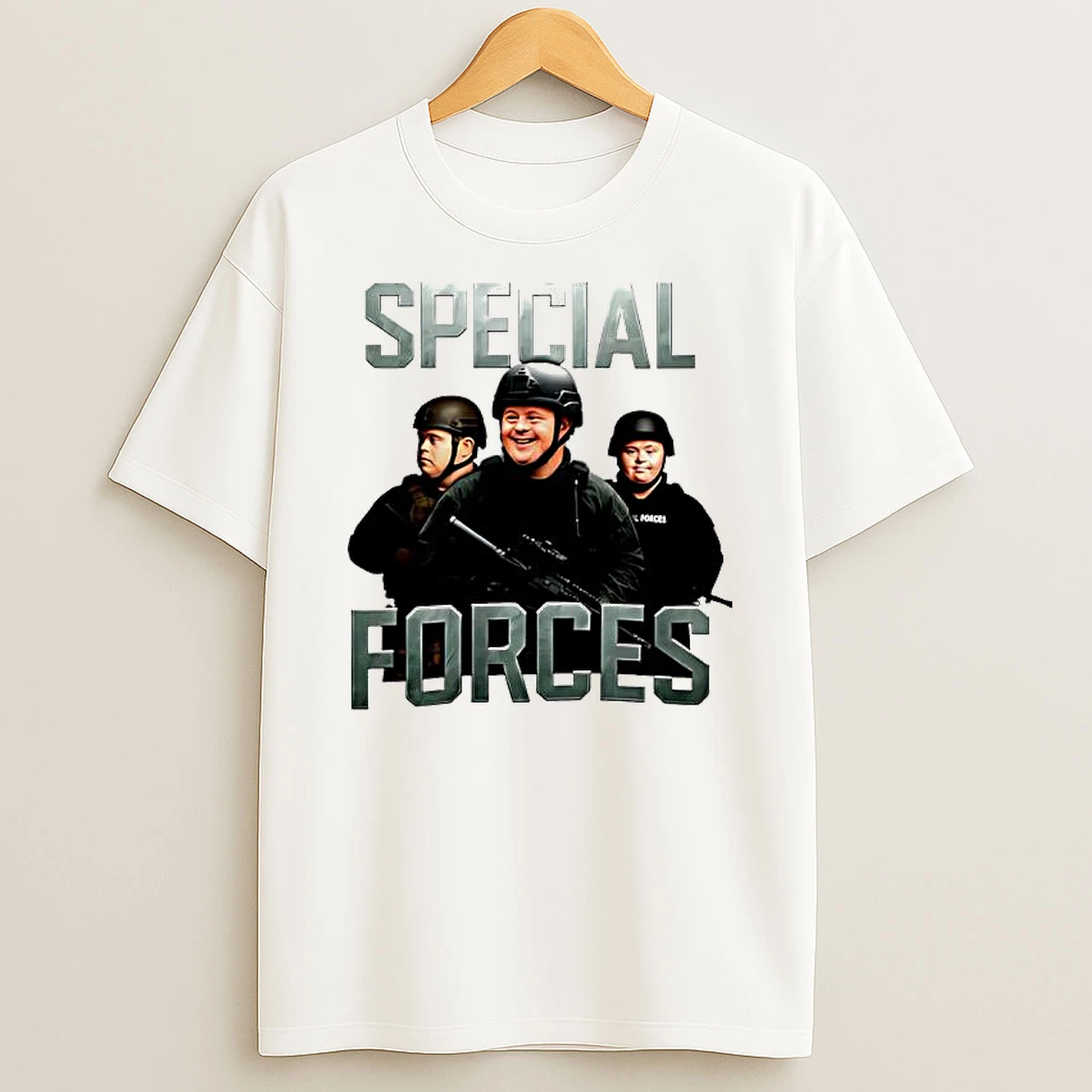 Special Forces Down Graphic T Shirt