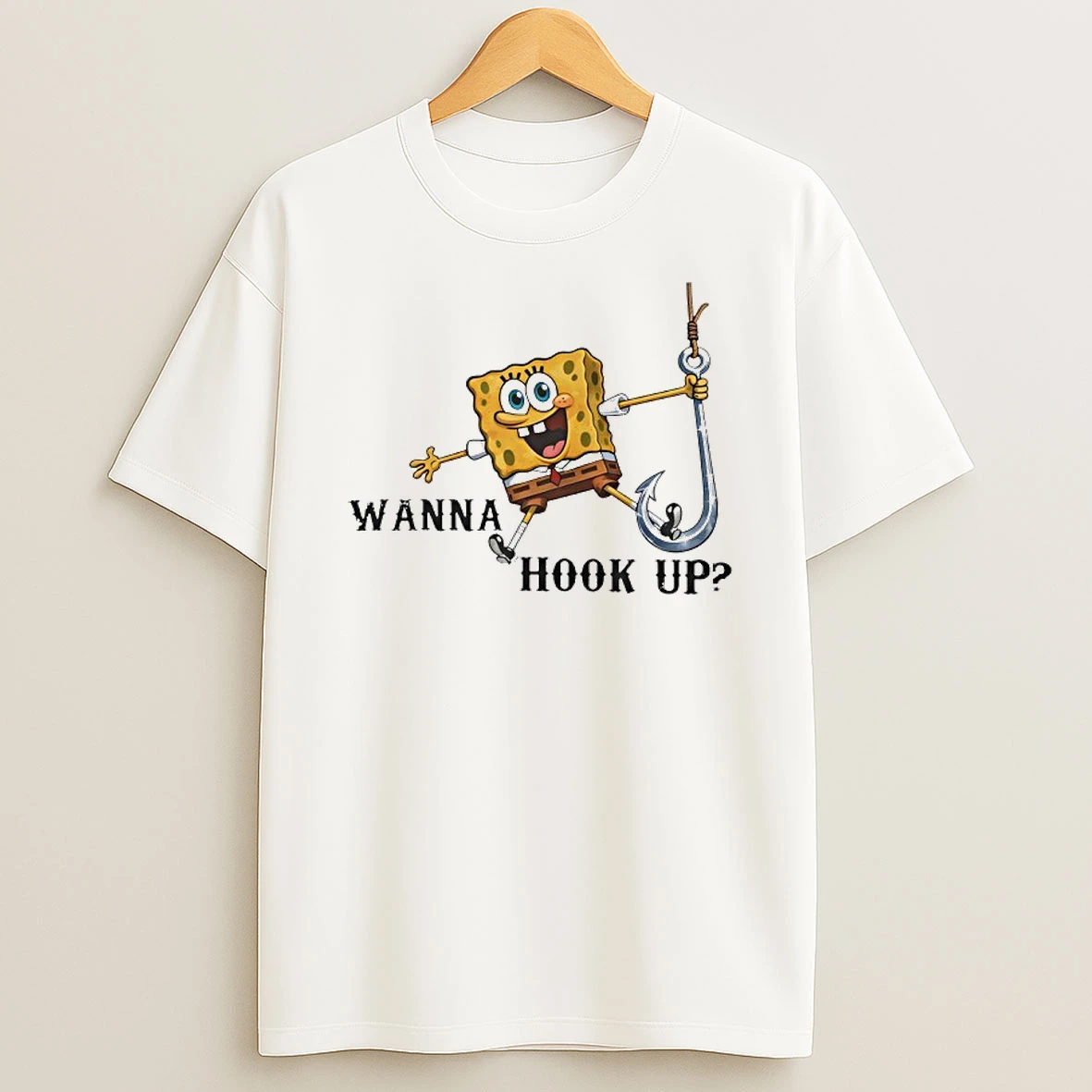 Sponge Wanna Hook Up T Shirt