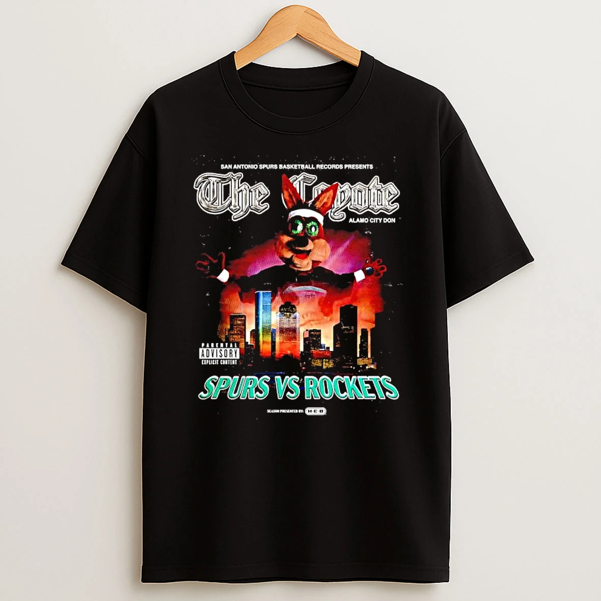 Spurs Vs Rockets The Trome San Antonio Spurs Basketball Records Presents T Shirt
