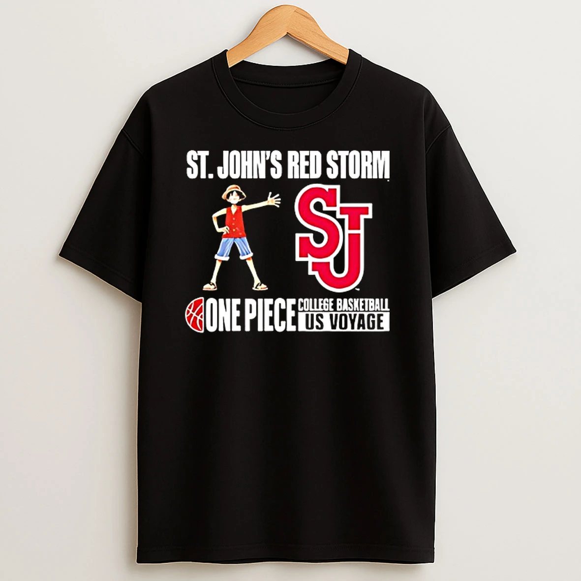 St Johns Red Storm One Piece College Basketball Us Voyage T Shirt