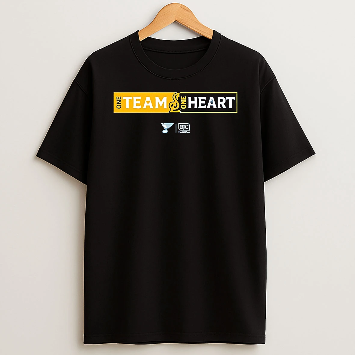 St Louis Blues Ss Bjc Healthcare One Team One Heart Hockey T Shirt