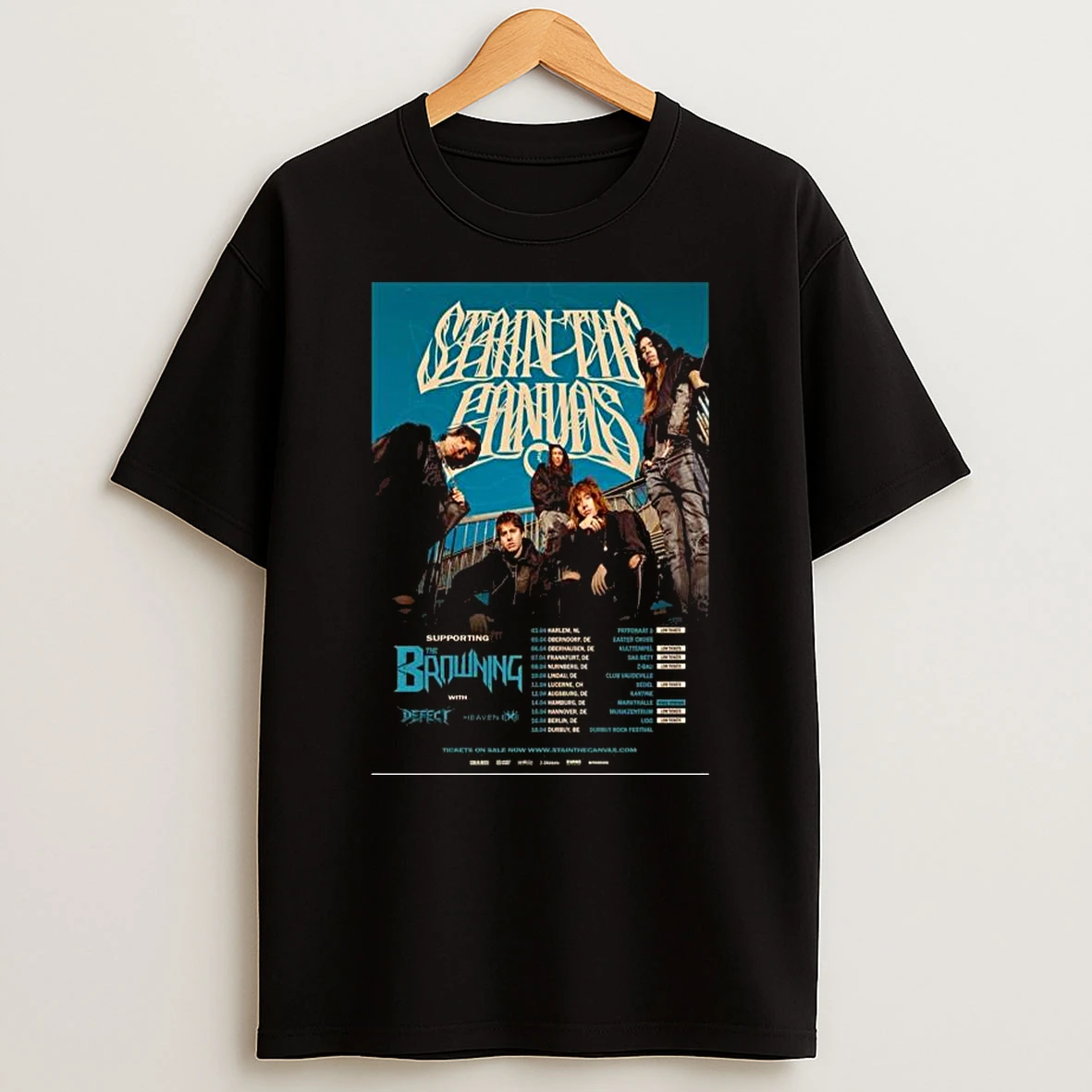 Stain The Canvas April Shows 2026 T Shirt
