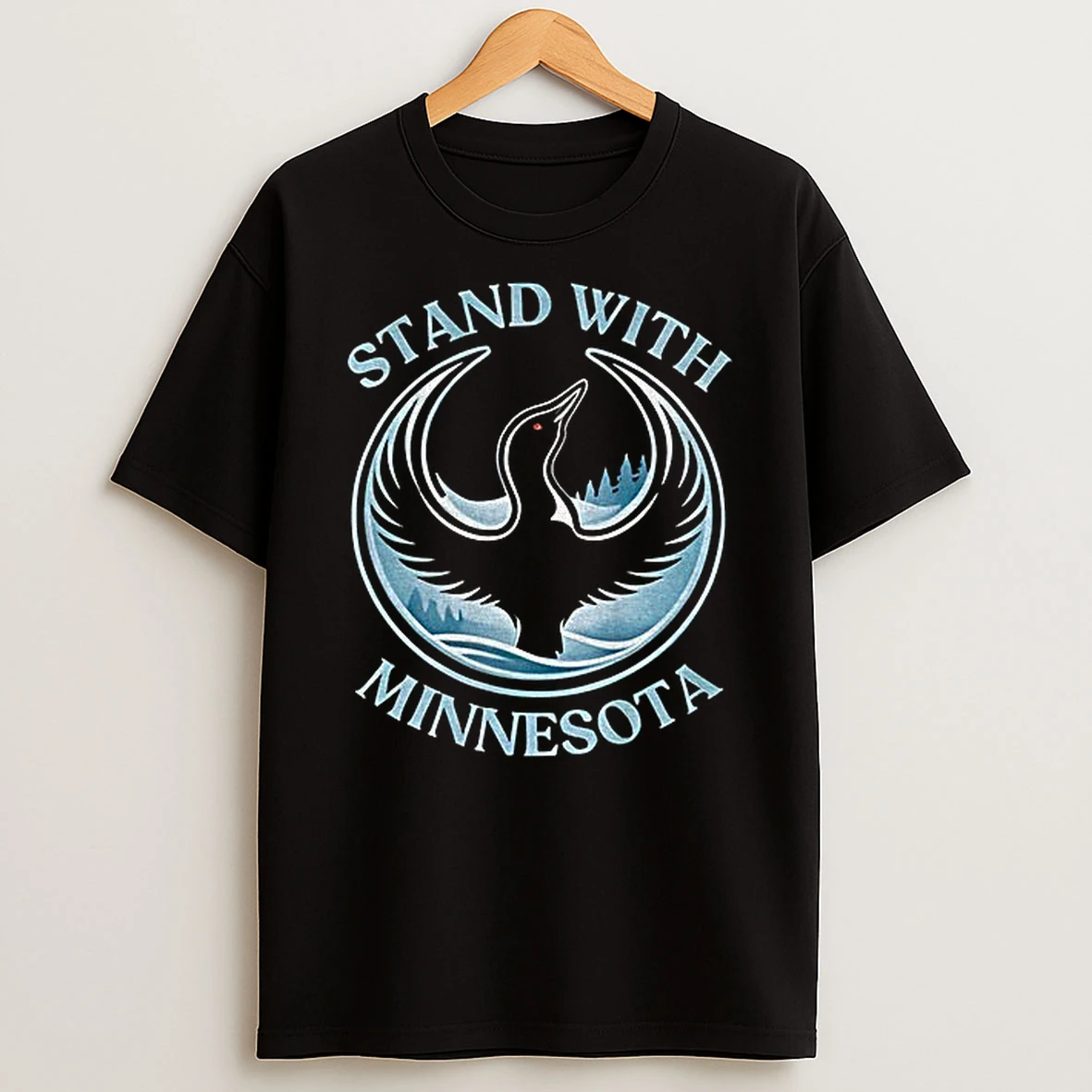 Stand With Minnesota Minnesota Rebel Alliance Mn State Bird Loon T Shirt
